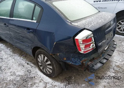 2008 Nissan Sentra 2.0 из США, поврежденный, VIN 3N1AB61E08L644854